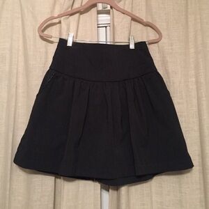 Urban Outfitters Black Pleated Mini Skirt